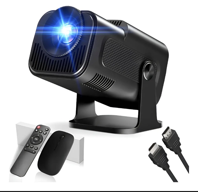 Proyector LAVAVIDA HY320 Pro Mini 1080p Android Wi-Fi y Bluetooth